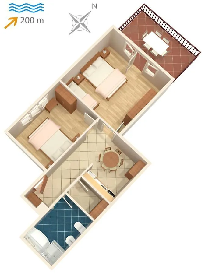 Apartments With A Parking Space Lovran, Opatija - 2342 0*, Lovran Croatia